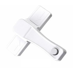 Блокиратор открывания с кнопкой белый