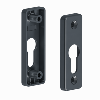 Накладка цилиндра алюминиевая 28 мм. (к-кт) антрацит-грей R:7016