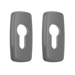 Накладка цилиндра замка (алюм.) серебр.