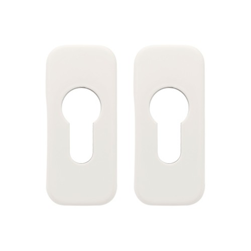 Накладка цилиндра замка  (пласт.)  белая