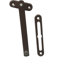 Ограничитель фрамуги 22 см. коричневый