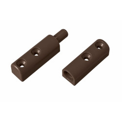 Петля 10*20 с пластиковой осью  коричневая