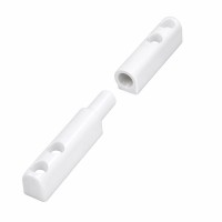 Петля 17*25 с металлической осью белая