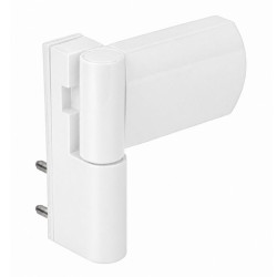 Петля дверная 120 кг. H27 (15-23)   белая Ral 9016