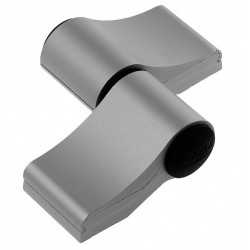 Петля дверная 2-секц., 67мм с анкерн. креплениями 60 мм. (теплая серия), серебр. RAL9006