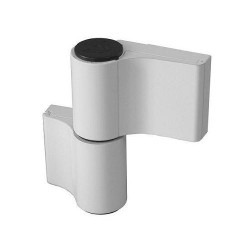 Петля дверная 2-секц., 67мм с закладн. и винтами 8х38мм, белая