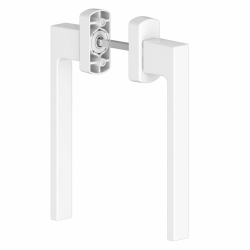 Ручка для раздвижных дверей Akpen Jumbo Max  двухсторонняя  белая