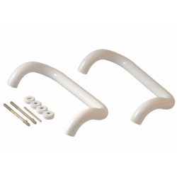 Ручка офисная П-образная 30*300  белая