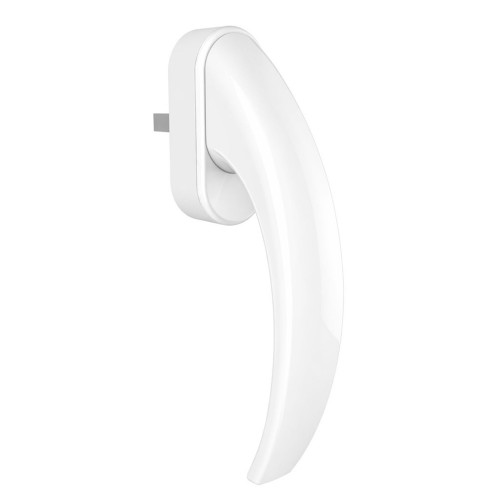 Ручка оконная LEO (акустик), 38мм.  белая