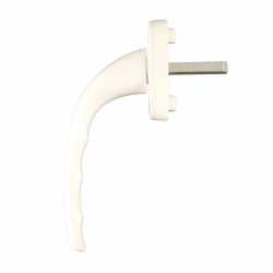 Ручка оконная алюминиевая (37 мм.)  - белая