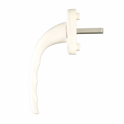 Ручка оконная алюминиевая (37 мм.)  - белая