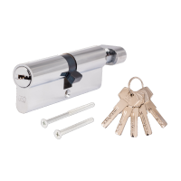 Цилиндр замка 40*50 мм (5 ключей, лазерн.) с воротком Old Master