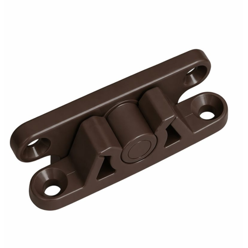 Защелка пластиковая 10*20  коричневая
