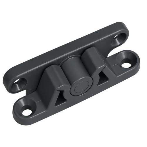 Защелка пластиковая 17*25 антрацит-грей